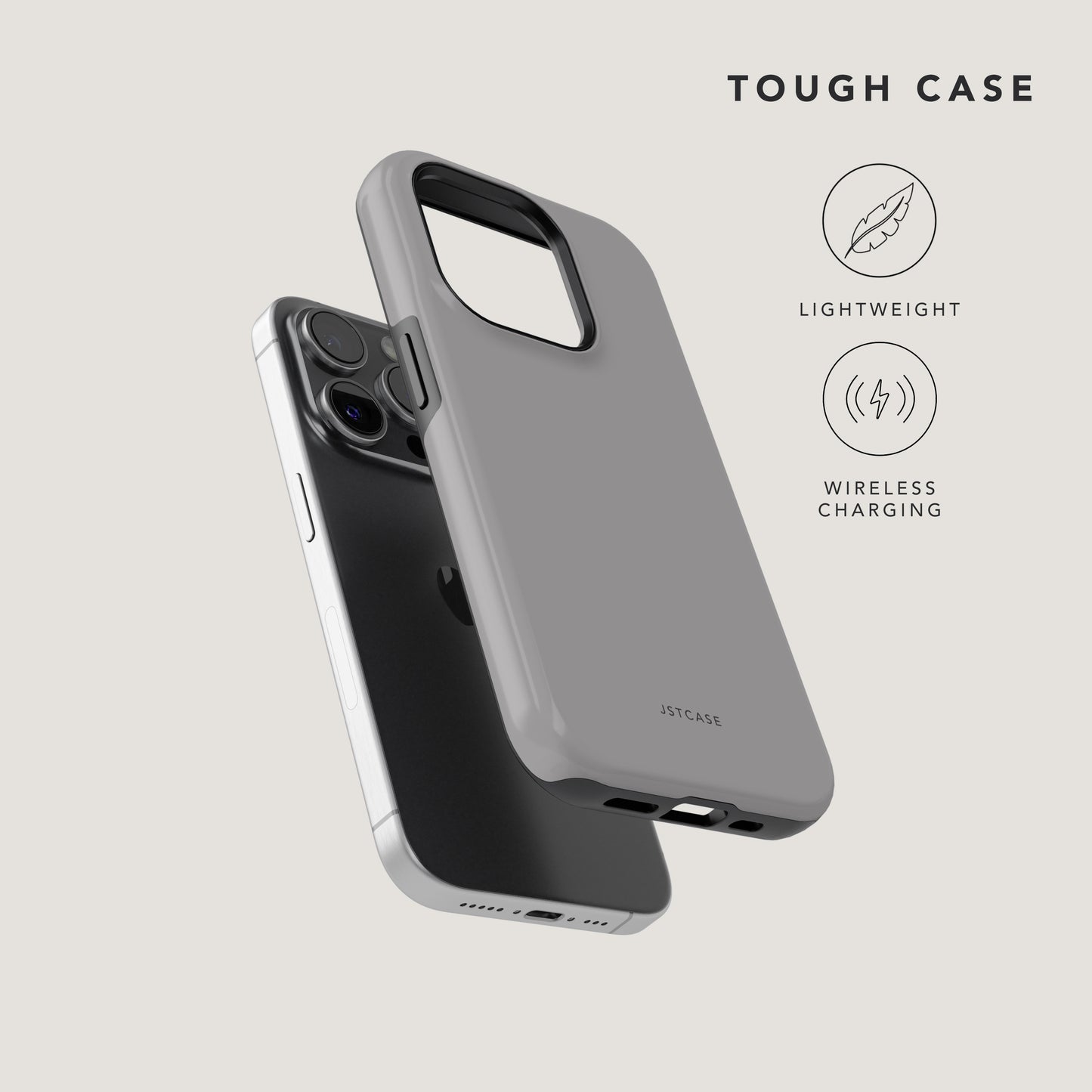 Silver Mist Tough Phone Case - Handyhülle - Lightweight, Wireless Charging