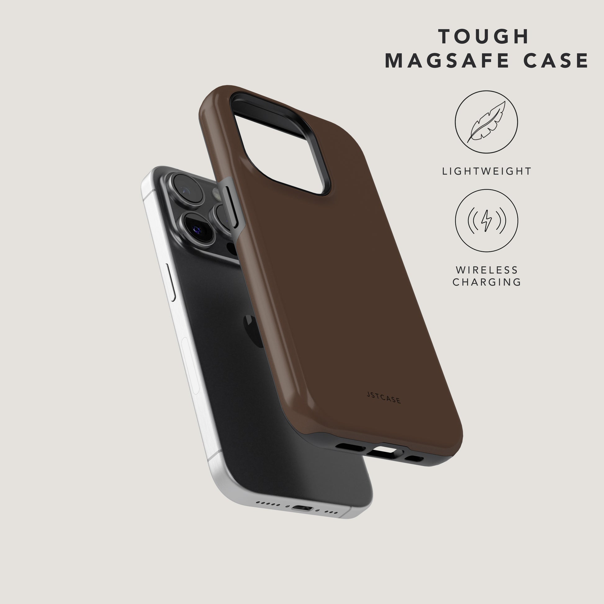 Mocha Magic Tough MagSafe Phone Case - Handyhülle - Lightweight, Wireless Charging