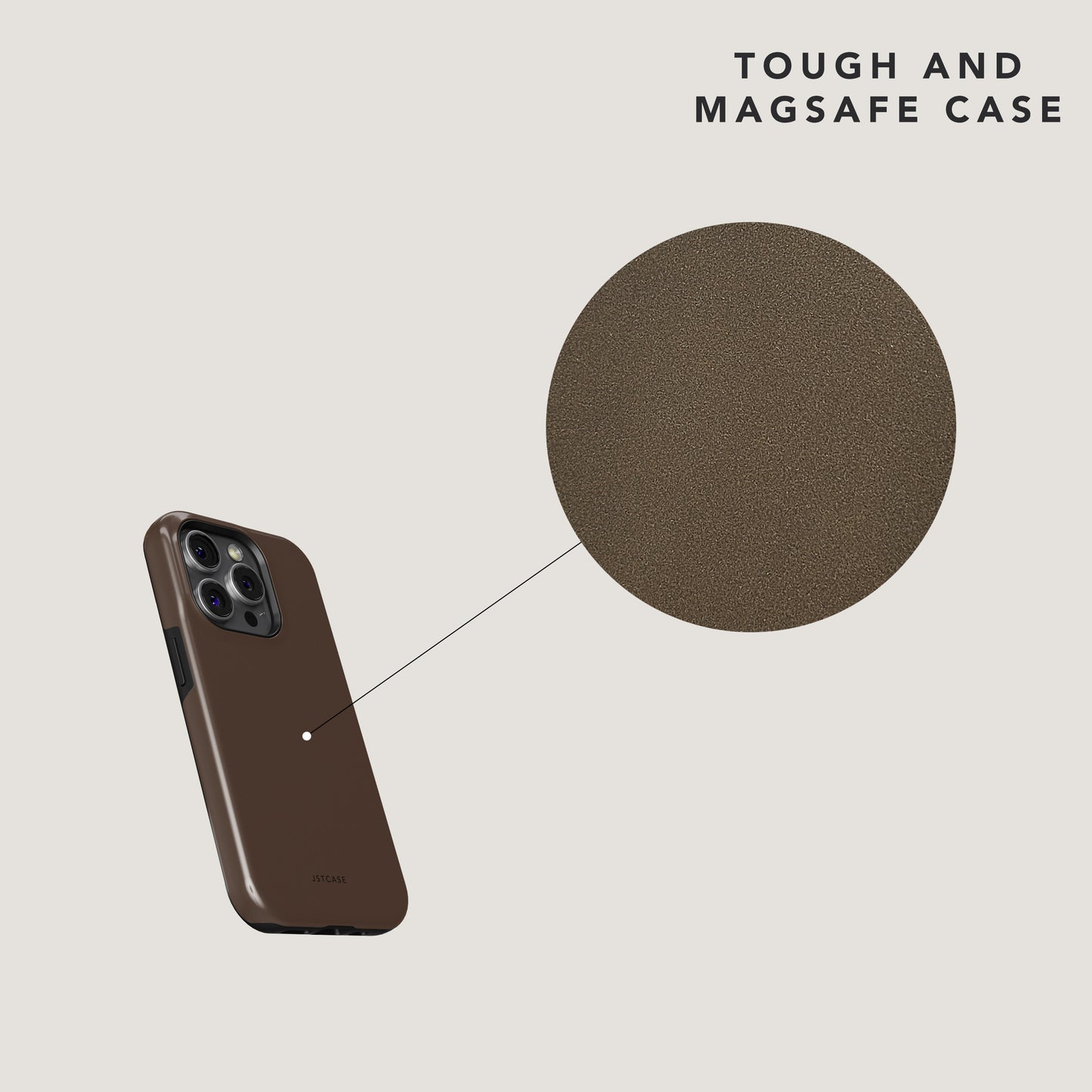 MOCHA MAGIC TOUGH MAGSAFE PHONE CASE