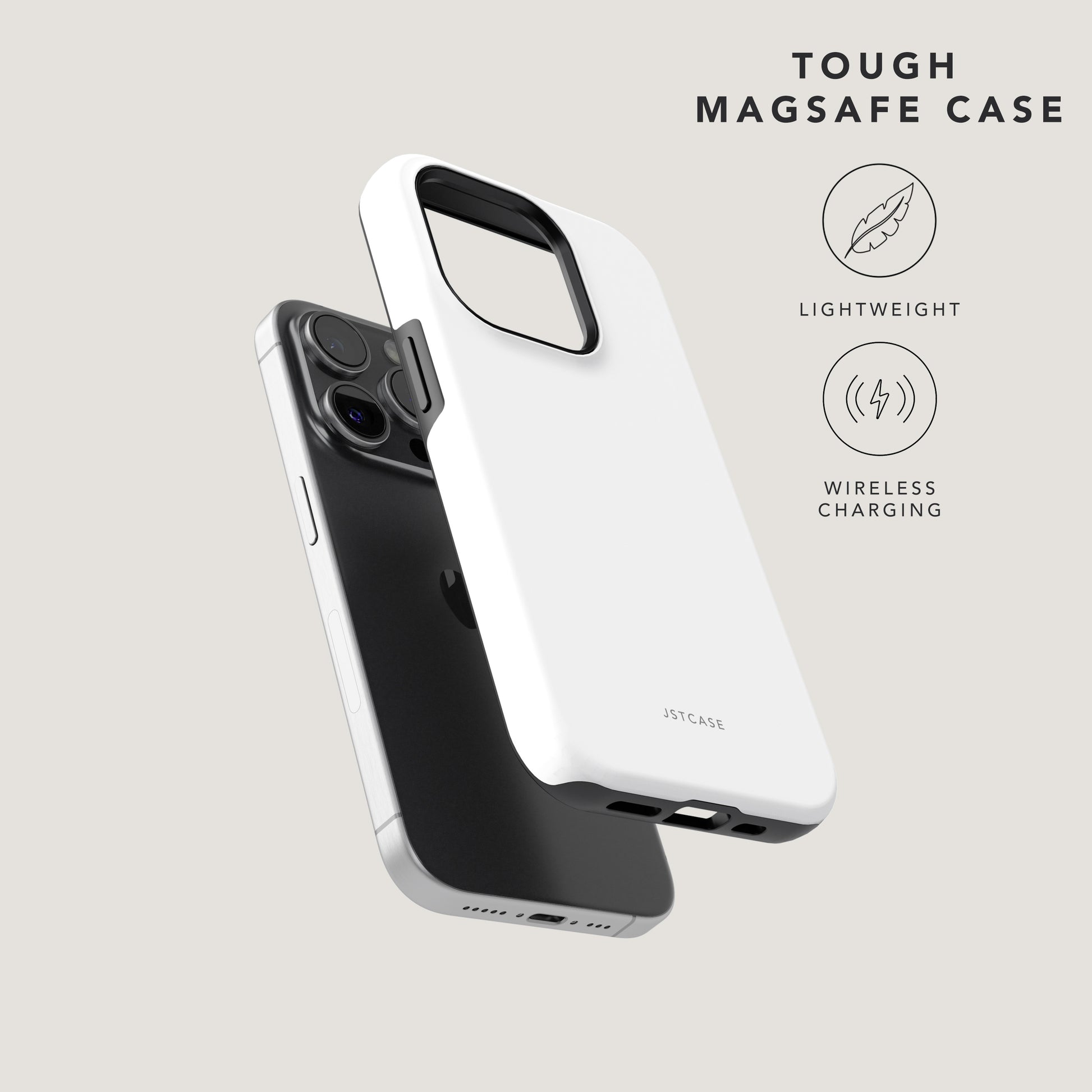 Pure Whisper Tough MagSafe Phone Case - Handyhülle - Lightweight, Wireless Charging